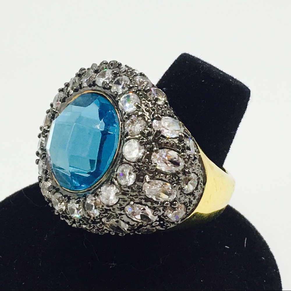 🔴 SOLD🔴 Nordstrom gold ring topaz - Picture 3 of 8
